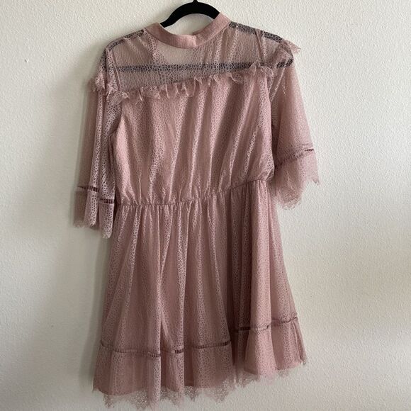 Keepsake the Label Slide Lace Mini Dress NWT size L - Picture 5 of 12